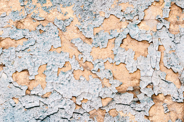 Texture of an old wall, paint.