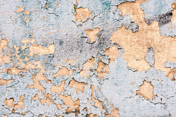 Texture of an old wall, paint. 