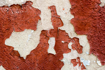 Texture of an old wall, paint. 