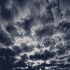 beautiful clouds on a cloudy day, beautiful background