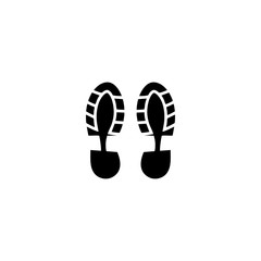 Shoes footprints icon