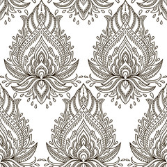 Seamless pattern on white background