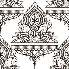 Seamless pattern on white background