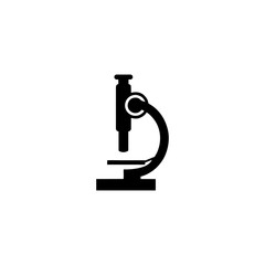 Microscope side view icon