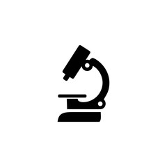 Lab microscope icon