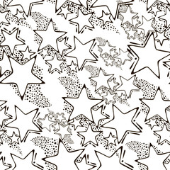 Fototapeta premium Seamless pattern on white background