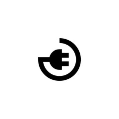 Obraz premium electric plug icon