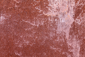 The texture of the old rusty, corrosion, oxidized sheet metal. Vintage Iron Background