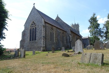 Fototapeta na wymiar St Edmunds's Church, Acle, Norfolk