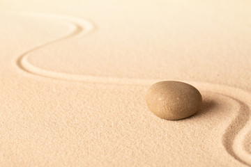 Fototapeta na wymiar Zen meditation stone background for yoga or spa wellness resort.