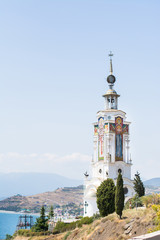 Fototapeta na wymiar Church of St. Nicholas of Myra on the Crimean Peninsula