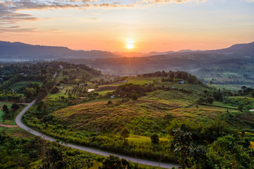Sunrise at Khao Takhian Ngo View Point
