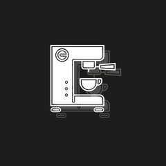 coffee maker icon, Coffee maker machine