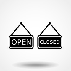 Open and closed signs