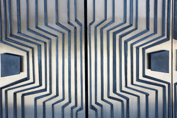 Kunstschiedearbeit T&uuml;r Stadthalle Chemnitz