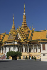 Fototapeta premium le Palais Royal à Phnom Penh au Cambodge