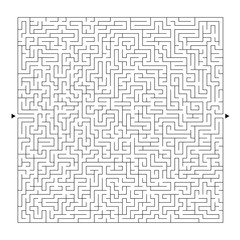 Abstract labyrinth. Game for kids. Puzzle for children. Maze conundrum. Vector illustration.