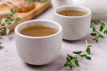 Traditional green herbal tea
