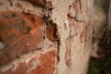 broken brick texture background