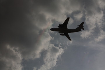 airplane sky