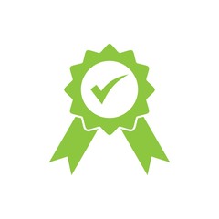 Approved or Certified Medal Icon