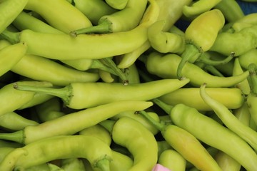 Fresh chilli for cooking at street food