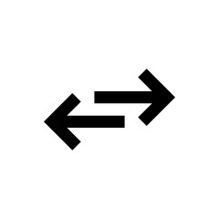 Arrow icon vector. Arrow symbol. navigation icon vector