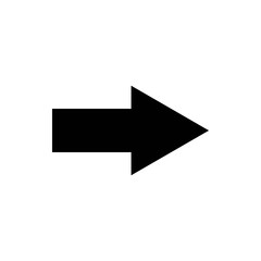 Arrow icon vector. Arrow symbol. navigation icon vector