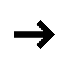 Arrow icon vector. Arrow symbol. navigation icon vector