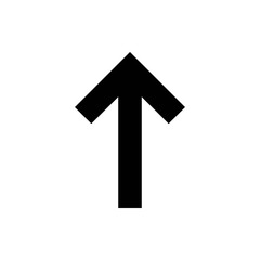 Arrow icon vector. Arrow symbol. navigation icon vector