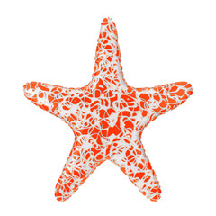 Red Caribbean Starfish. 3d Rendering