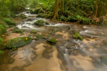Waterfalls in natural forests, Thailand
