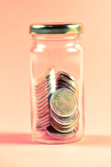 American dollar bill, saving concept