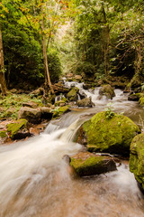 Waterfalls in natural forests, Thailand