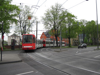 Fototapeta na wymiar Cologne light rail