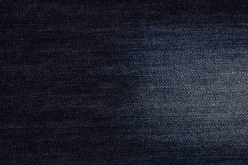 Blue jeans fabric. Denim jeans texture or denim jeans background.