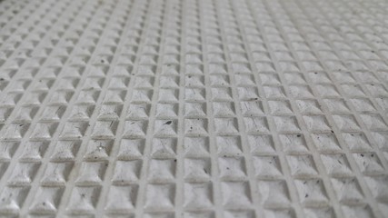 closeup view of grey color beautiful 3D geometric shapes of floor tiles