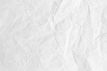 Crumpled white paper texture