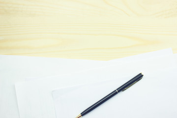 business concept documents on the desktop