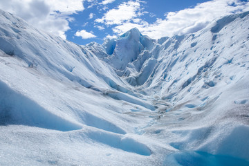Mountain of ice in perito moreno