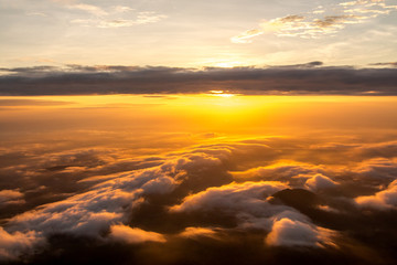 Fototapeta premium Sunrise and morning light at the view point