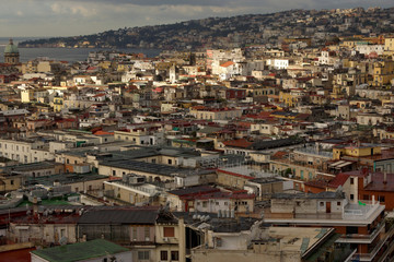 Naples (Italy). Old town of Naples.