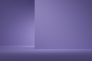 Fototapeta premium Abstract background purple color with spotlight for product. minimal concept. 3d rendering