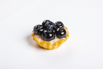 Tartlet with berries and fruits