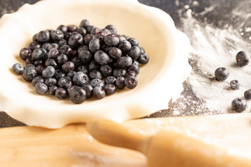Fresh Blueberry Pie