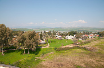 Kibbutz Ginosar where jesus walked on the water