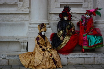 Fototapeta na wymiar vintage masks at the carnival
