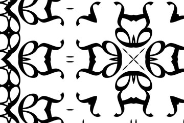 decorative abstract black and white background