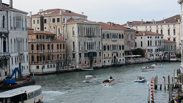 the grand canal of the beautiful Venice, in the district of Cannaregio