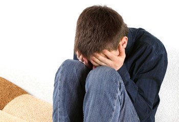 Fototapeta premium Sad Young Man